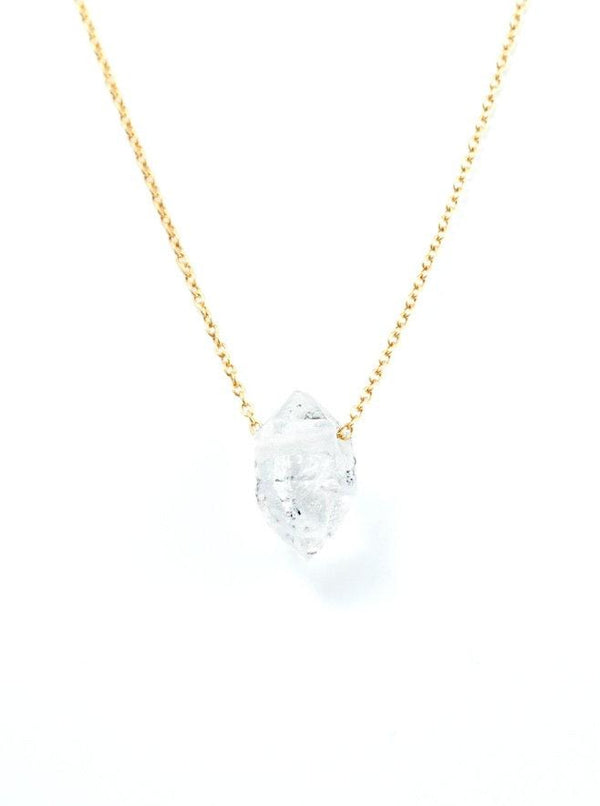 Piece of earth - Herkimer Diamant Halskjede
