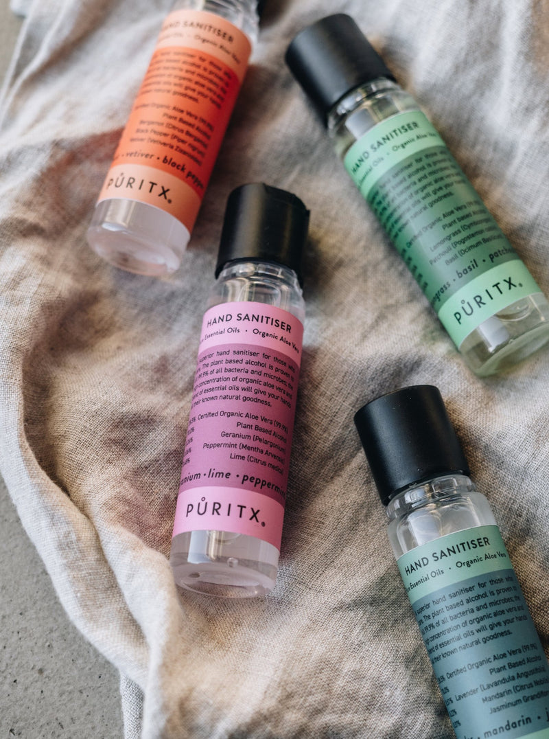 PURITX® Håndsprit 60ml - Geranium / Lime / Peppermint