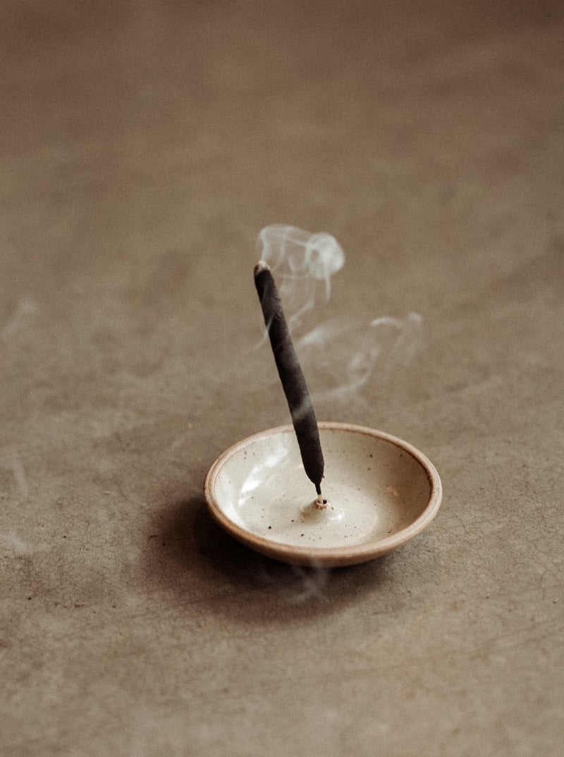 Incausa Stoneware Woodfired Holders - Piker White