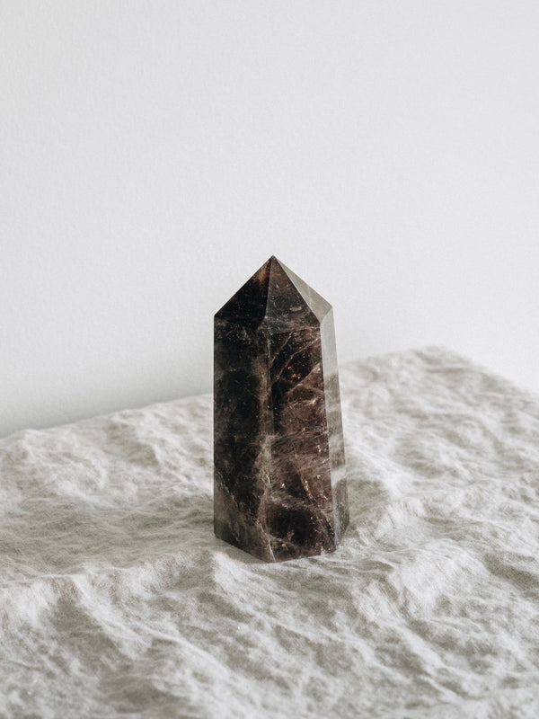 Smokey Quartz Obelisk Tårn Stor