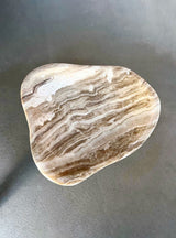 Brun Onyx Skål Freeform Stor