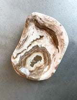 Brun Onyx Skål Freeform Stor