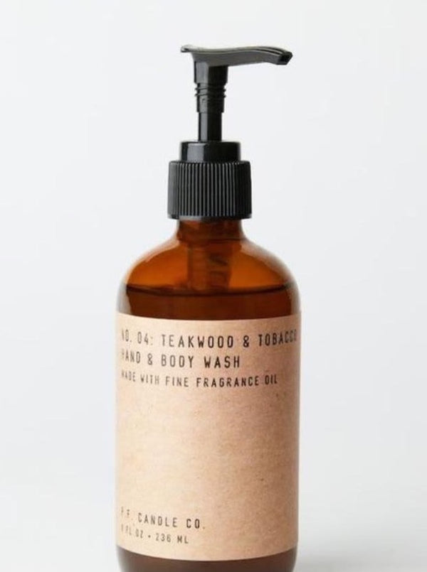 P F Candle Co. Håndsåpe No.04 Teakwood & Tobacco
