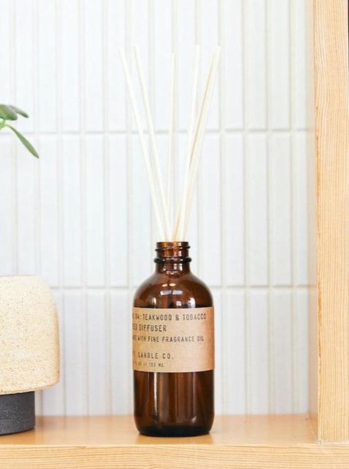 P F Candle Co. Diffuser No.4 Teakwood & Tobacco